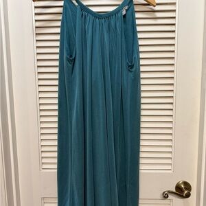 Delia + Cleo Teal Sleeveless Dress